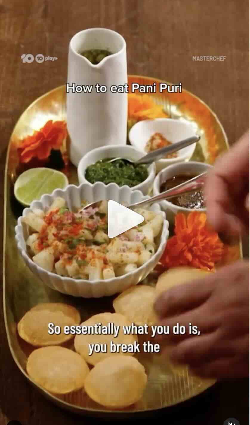 Masterchef Australia Season 16 Pani Puri